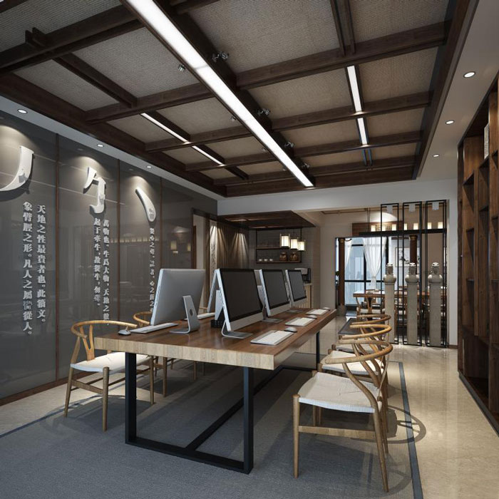 杭州蕭山辦公室辦公區裝修設計效果圖