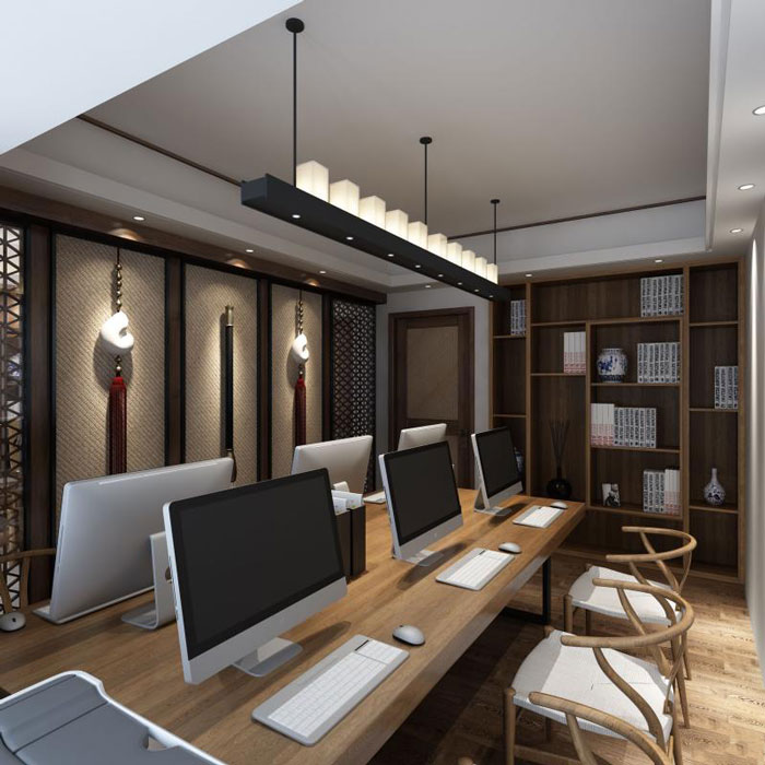 杭州蕭山辦公室辦公區裝修設計效果圖