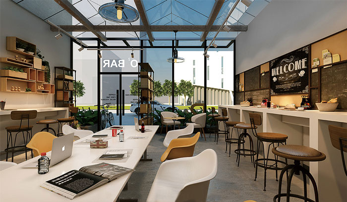 創(chuàng)客空間辦公室休息區(qū)裝修設(shè)計效果圖