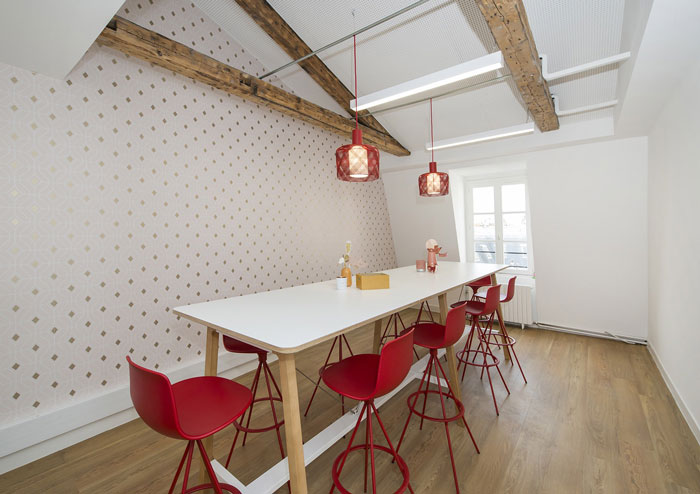 金融公司辦公室吧臺裝修設計效果圖