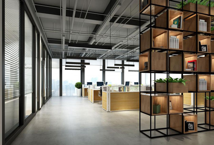 杭州淳安辦公室辦公區裝修設計效果圖