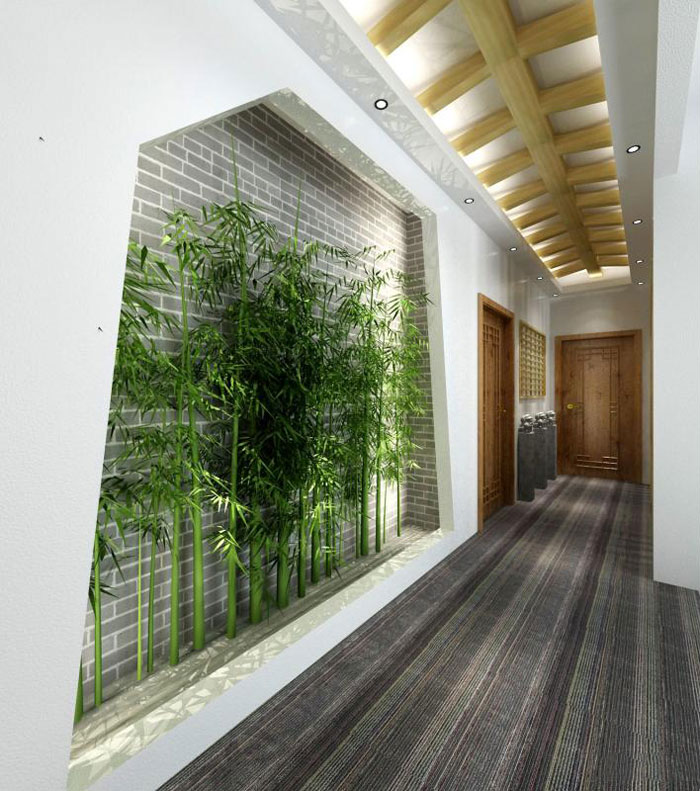 杭州下沙辦公室過道裝修設(shè)計效果圖