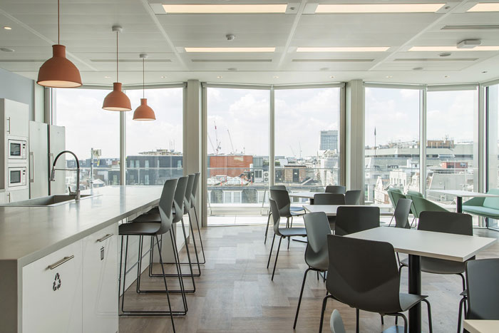 軟件公司辦公室茶水間裝修設計效果圖