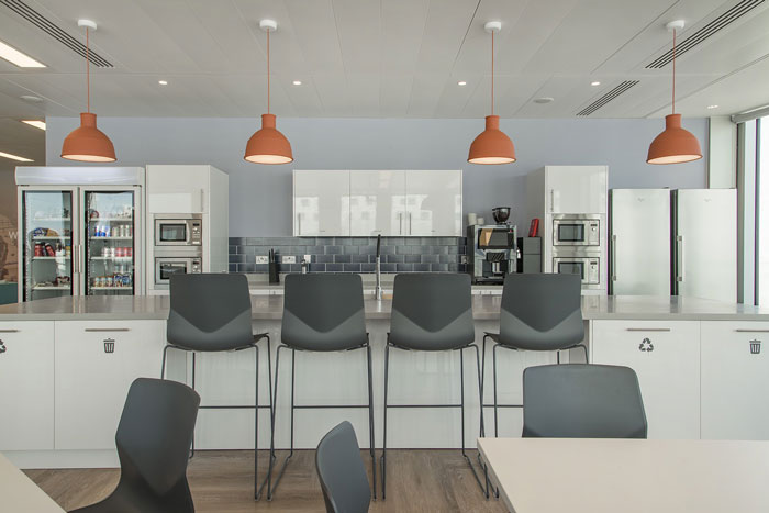 軟件公司辦公室茶水間細節裝修設計效果圖