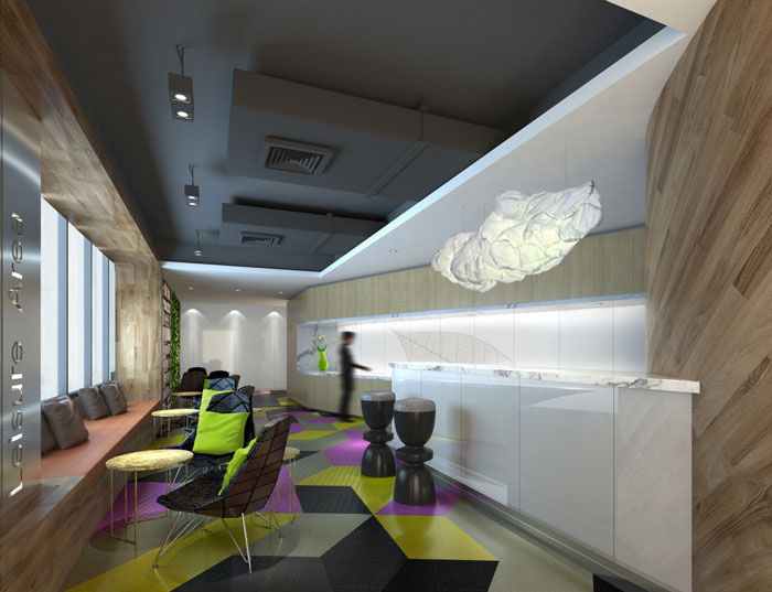 辦公空間茶水間裝修設計效果圖