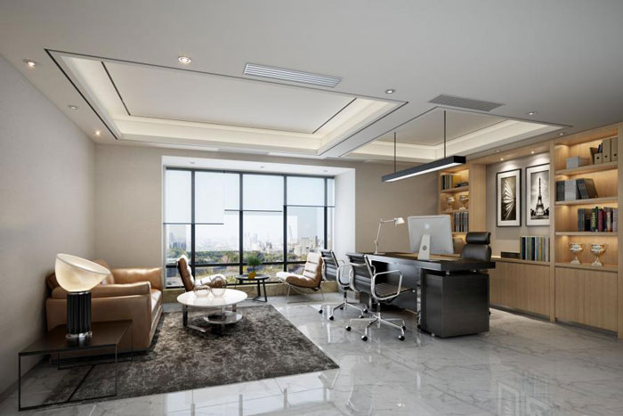 總經(jīng)理辦公室簡單裝修設計效果圖