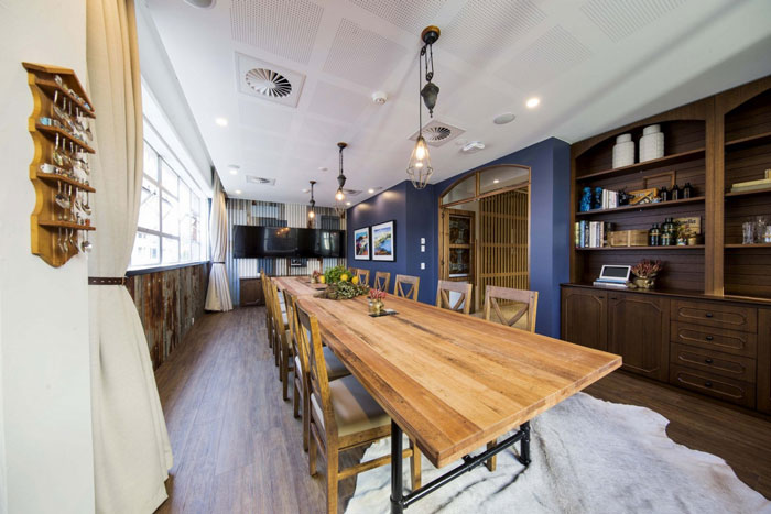 開放式辦公室會議區(qū)裝修設計效果圖