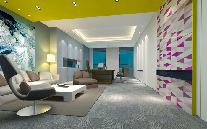 新公司總經理辦公室裝修設計效果圖