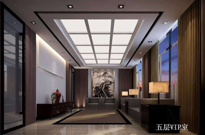 5層珠寶公司辦公室五層VIP室裝修設計效果圖