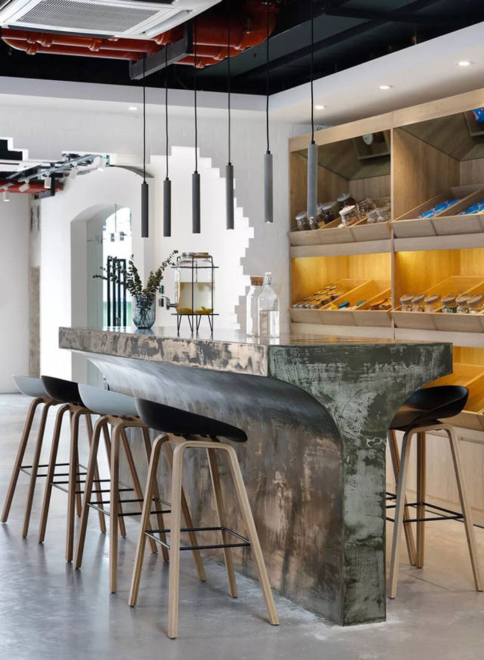 廢舊工廠改造辦公室茶水間裝修設計效果圖