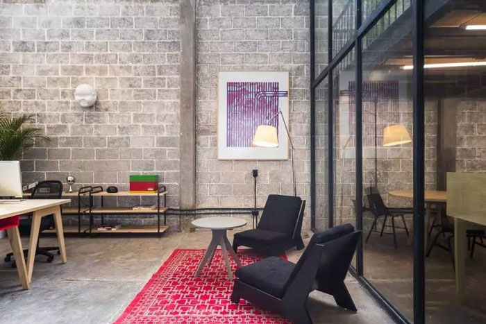 工廠(chǎng)辦公室休息區(qū)改造裝修設(shè)計(jì)效果圖