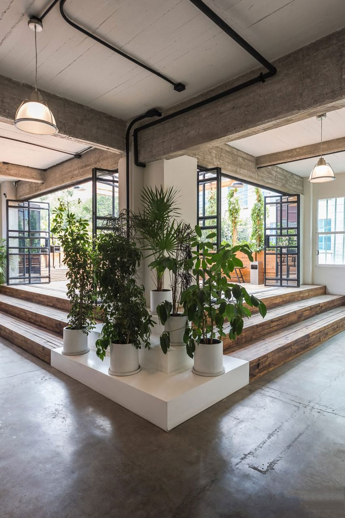 工廠(chǎng)辦公室天臺(tái)入口改造裝修設(shè)計(jì)效果圖