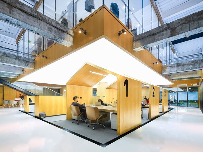 廠房改造辦公室辦公區設計效果圖