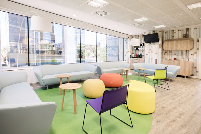 食品公司辦公室休息區裝修設計效果圖