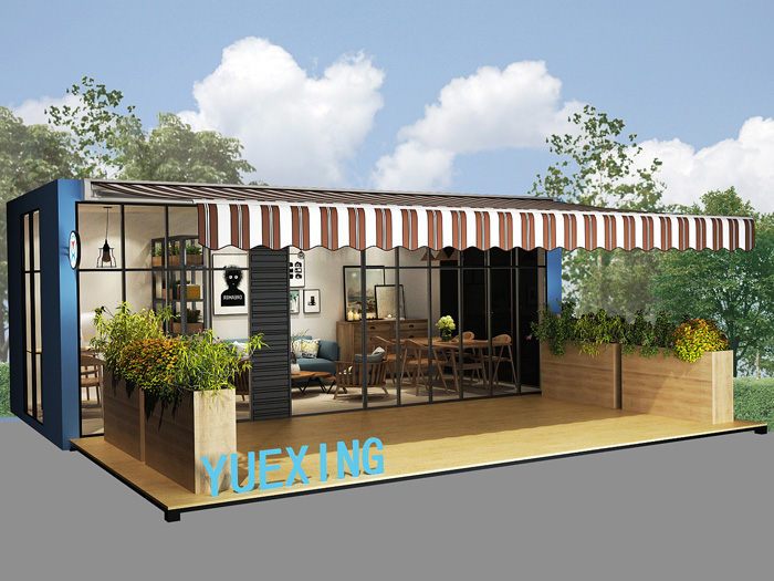 集裝箱辦公室入口裝修設計效果圖