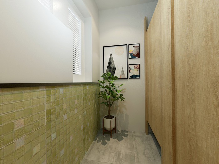 集裝箱辦公室衛生間裝修設計效果圖