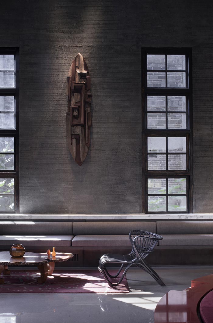 陽朔糖舍酒店接待大廳裝修設(shè)計效果圖