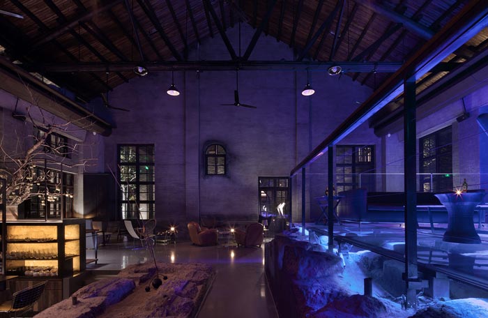 陽朔糖舍酒店酒吧裝修設(shè)計效果圖