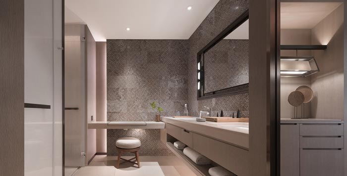 陽朔糖舍酒店浴室裝修設(shè)計效果圖