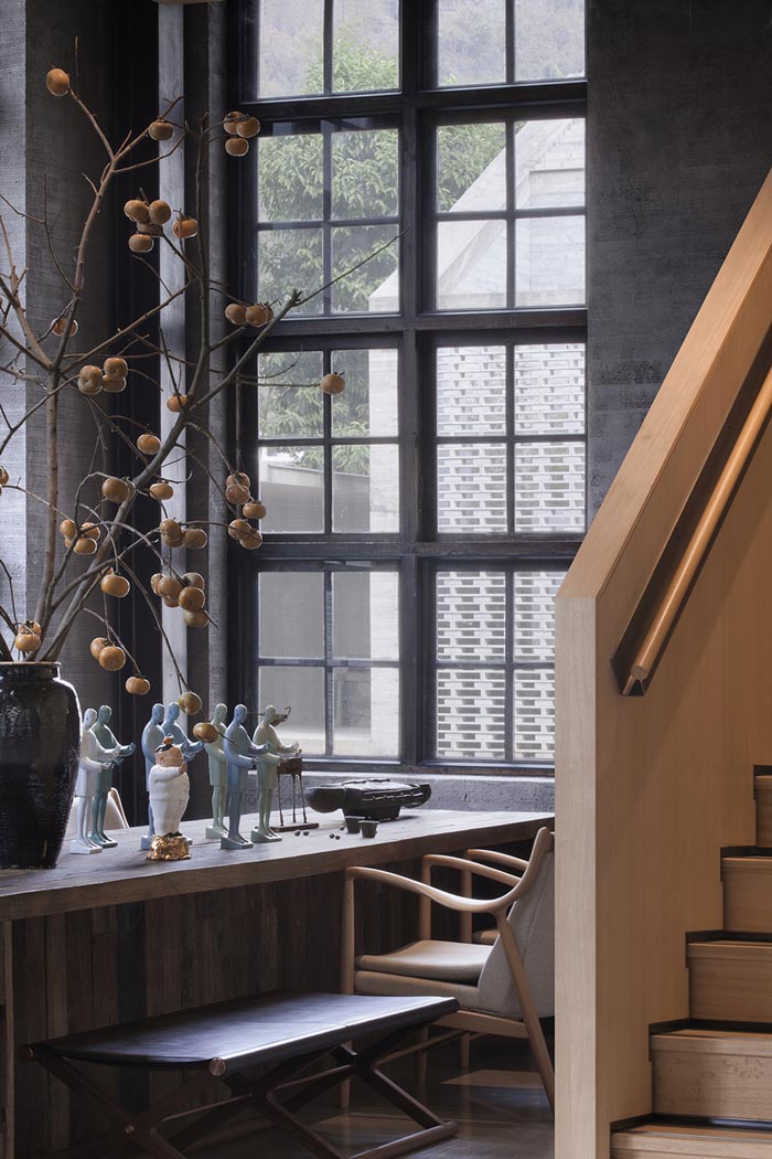 陽朔糖舍酒店書吧裝修設(shè)計效果圖