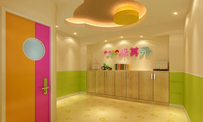 托管班閱讀區裝修設計效果圖