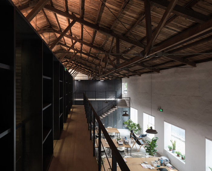 工業廠房二樓過道裝修設計效果圖