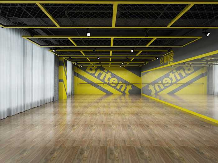 舞蹈培訓基地教室裝修設計效果圖