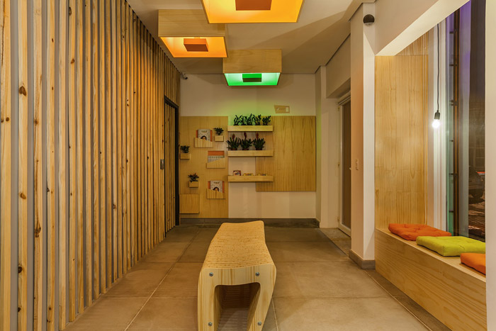 少兒編程培訓學校進門區裝修設計效果圖