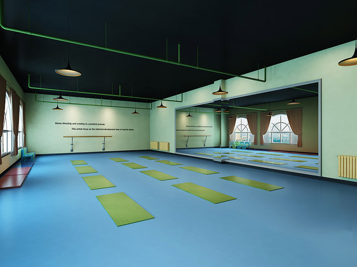 舞蹈培訓機構教室裝修設計效果圖