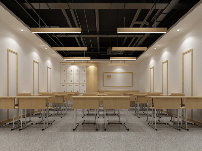 培訓(xùn)機(jī)構(gòu)教室裝修設(shè)計(jì)效果圖