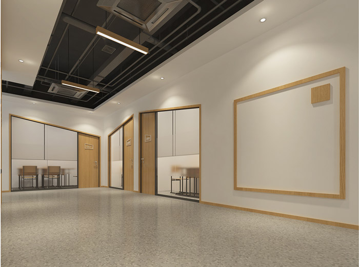 培訓(xùn)機(jī)構(gòu)中庭裝修設(shè)計(jì)效果圖