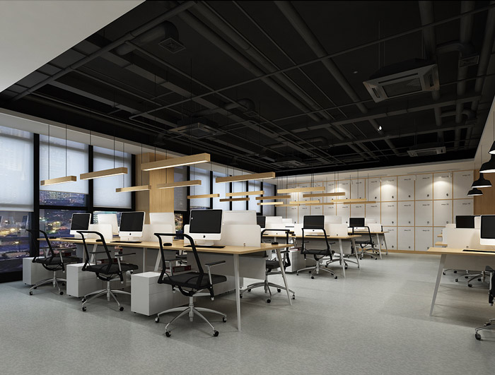 培訓(xùn)機(jī)構(gòu)辦公區(qū)裝修設(shè)計(jì)效果圖