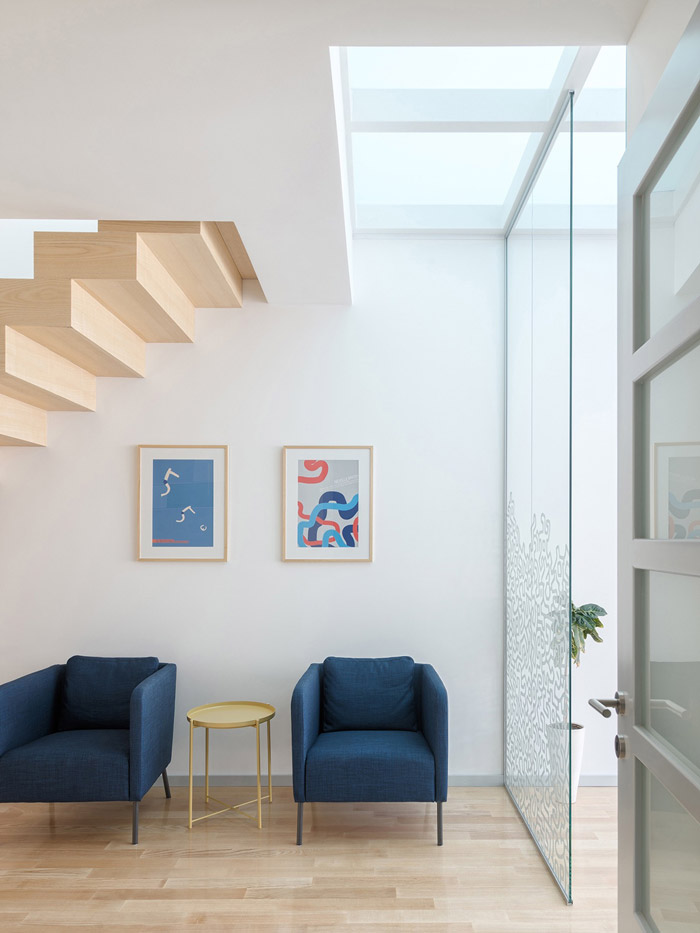 雙層工作室進門區裝修設計效果圖