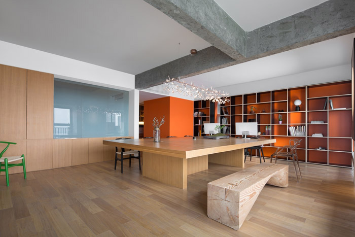 家庭式辦公室客廳裝修設(shè)計效果圖