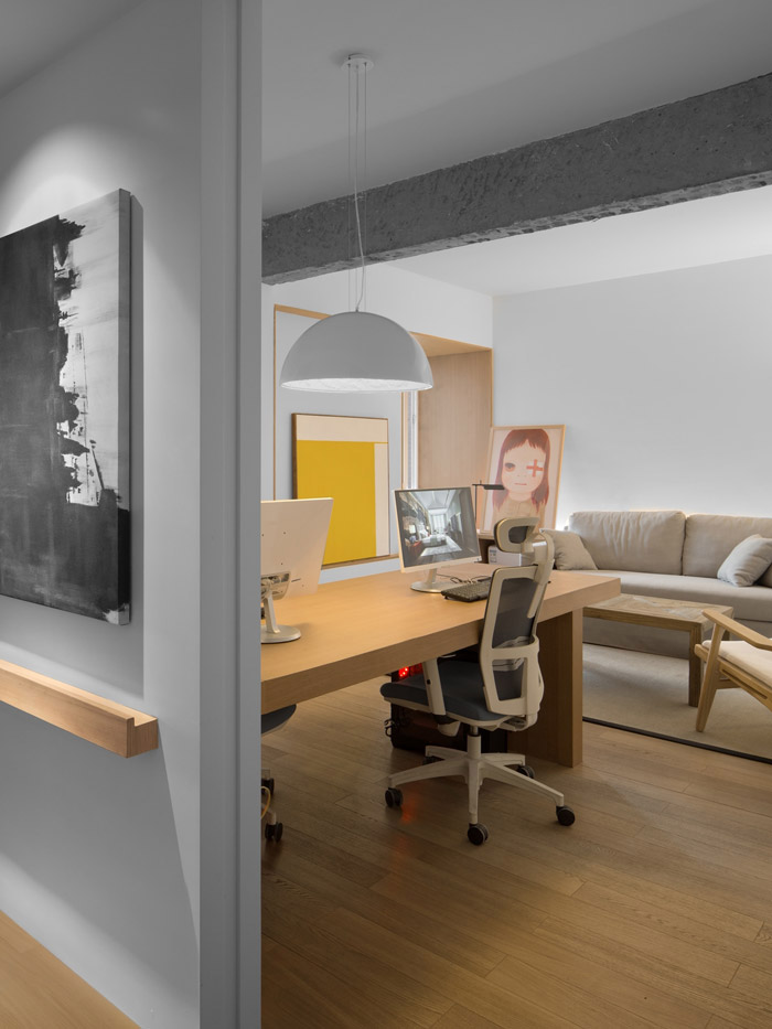 家庭式辦公室辦公區(qū)裝修設(shè)計效果圖