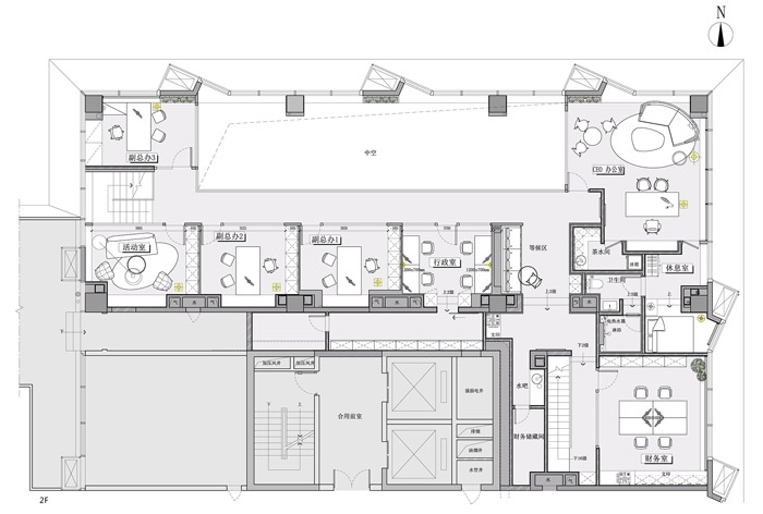 公司辦公室裝修設計平面圖