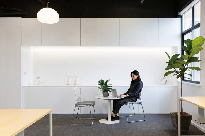 電商辦公室茶水間裝修設計效果圖