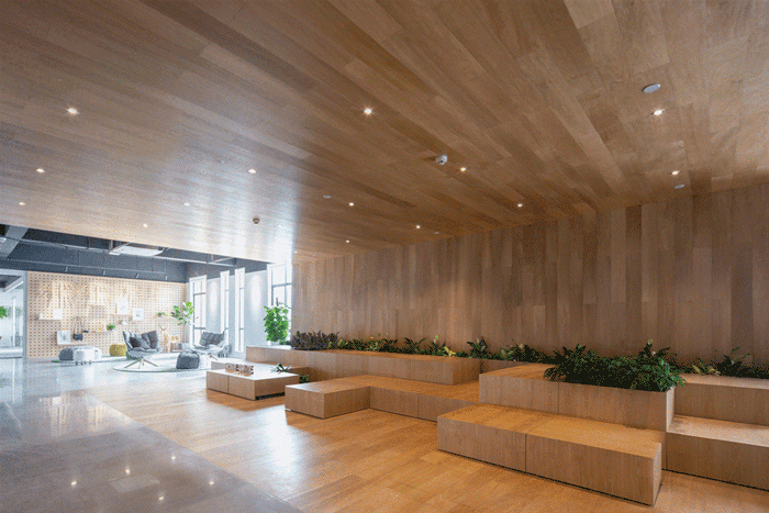 電商辦公室接待區裝修設計效果圖