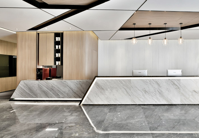 聯合辦公前臺裝修效果圖