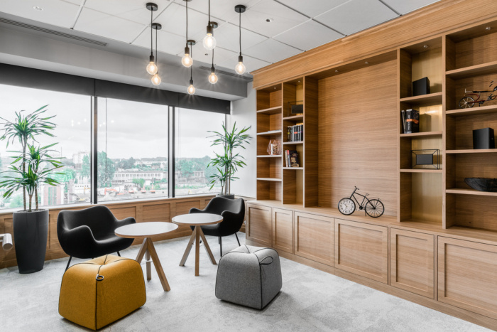 創意辦公空間接待區裝修設計效果圖