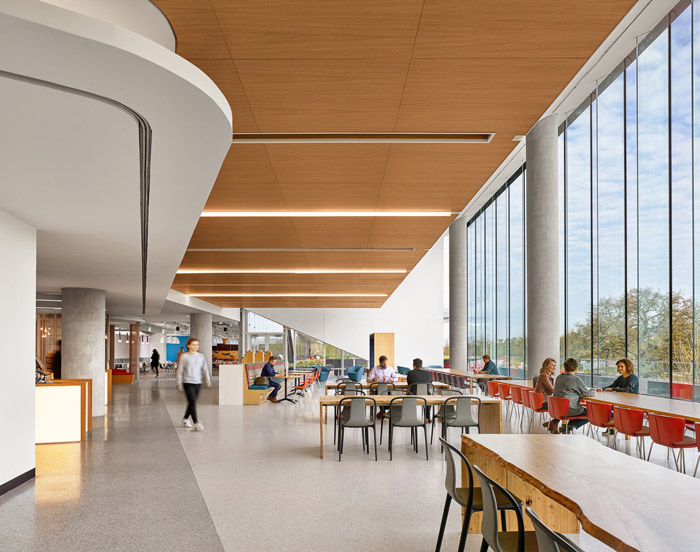 科技辦公樓交流區裝修效果圖