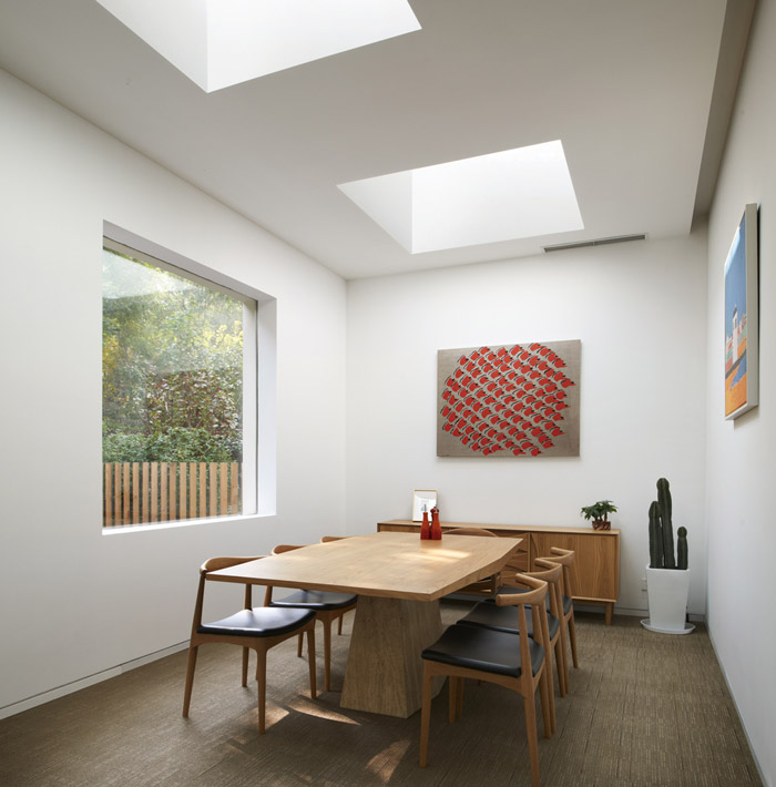 建材公司辦公室洽談區裝修設計效果圖