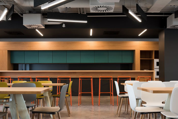 it公司辦公室吧臺設計裝修效果圖