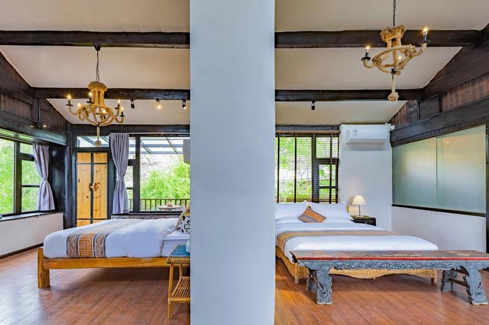 古鎮民宿客房裝修設計效果圖