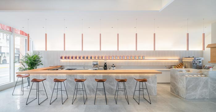 茶餐廳吧臺裝修設計效果圖