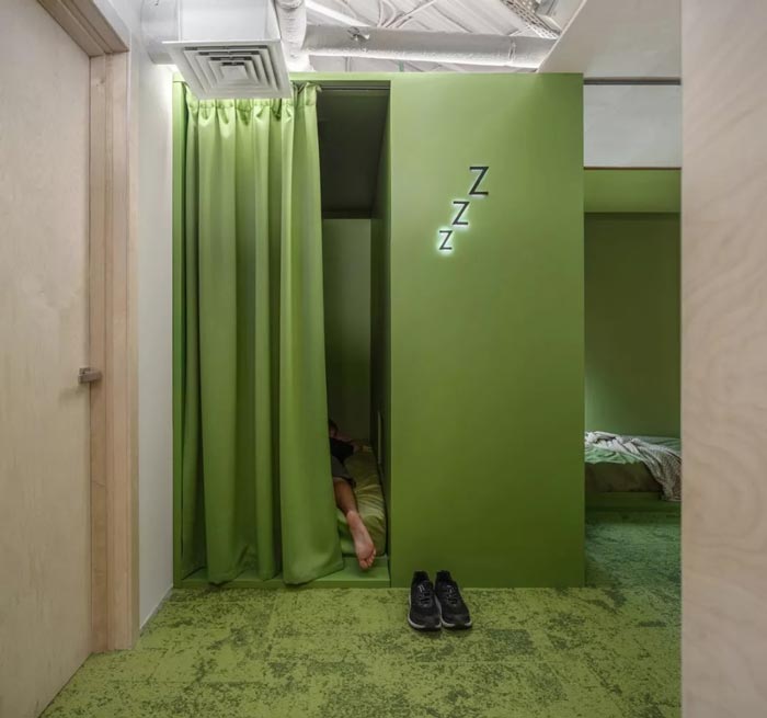 二（2）層辦公樓午休區設計方案