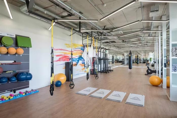 創意辦公空間健身區裝修設計效果圖