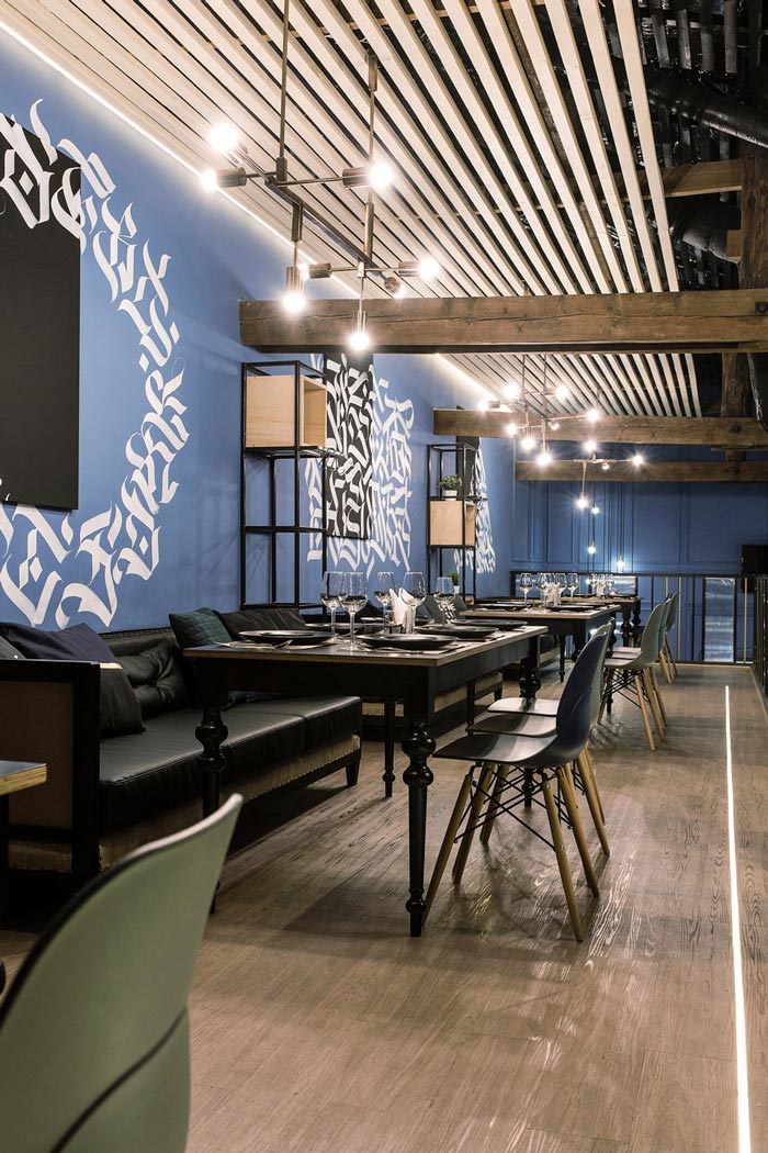 233平方工業風酒吧二樓設計方案