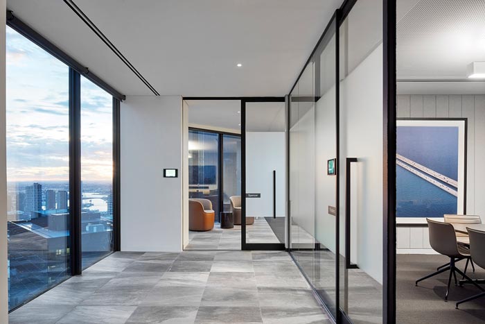 1800平方辦公室走廊裝修設計效果圖