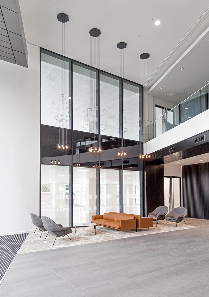 商業(yè)園辦公室接待區(qū)裝修設計效果圖